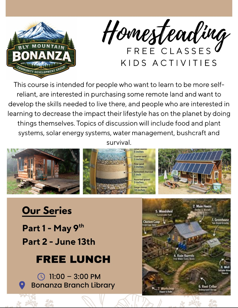 Free Homesteading class