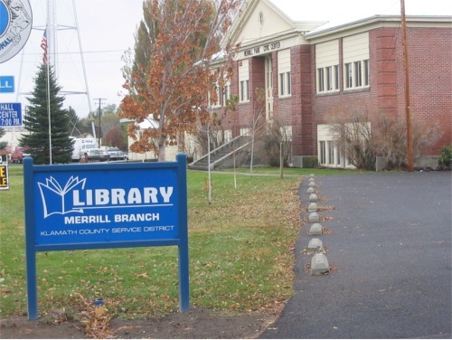 Merrill Branch Library in the Merrill Civic Center