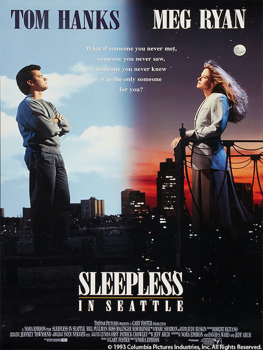 Sleepless in Seattle-Tom Hanks, Meg Ryan. (c)1993 Columbia Pictures Industries, Inc. All Rights Reserved.