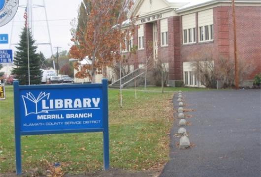 Merrill Branch Library in the Merrill Civic Center