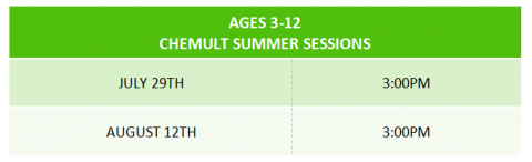 Chemult Summer Session Schedule