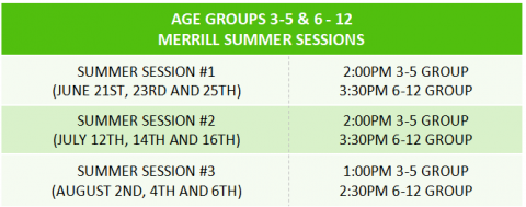 Merrill Summer Session Schedule